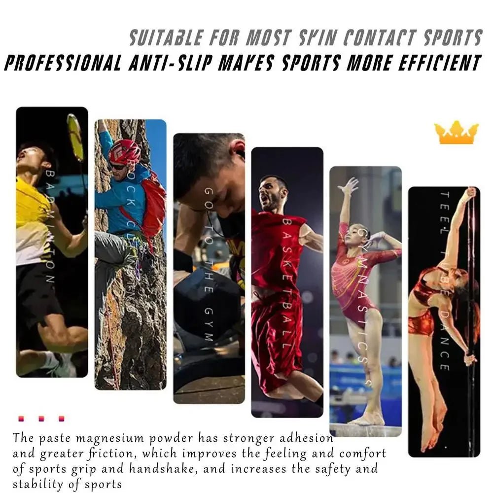 Liquid Chalk Sports Magnesium Powder Fitness Weight Lifting Anti Slip Cream Grip Weight Lifting Climbing Gym - Ammpoure