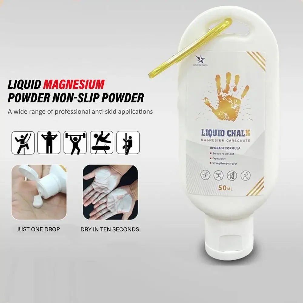 Liquid Chalk Sports Magnesium Powder Fitness Weight Lifting Anti Slip Cream Grip Weight Lifting Climbing Gym - Ammpoure