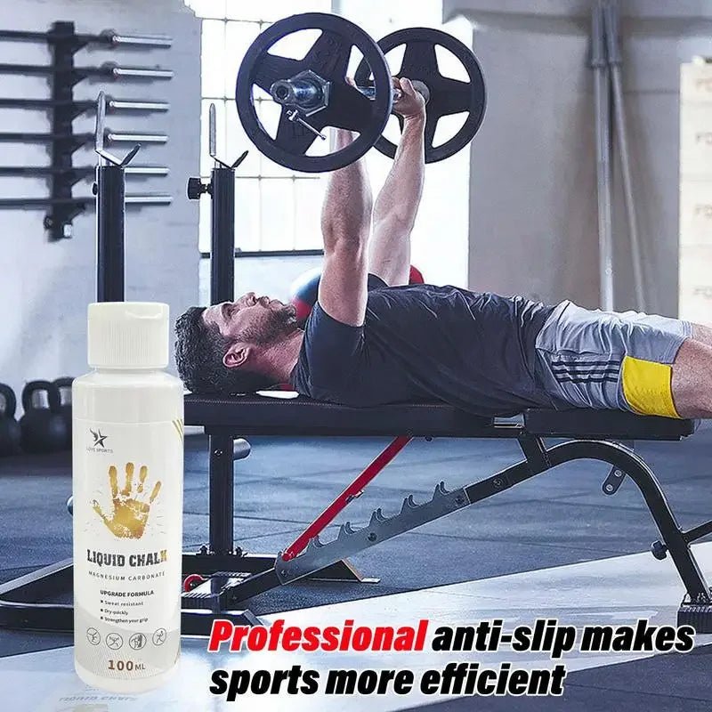 Liquid Chalk Sports Magnesium Powder Fitness Weight Lifting Anti Slip Cream Grip Weight Lifting Climbing Gym - Ammpoure