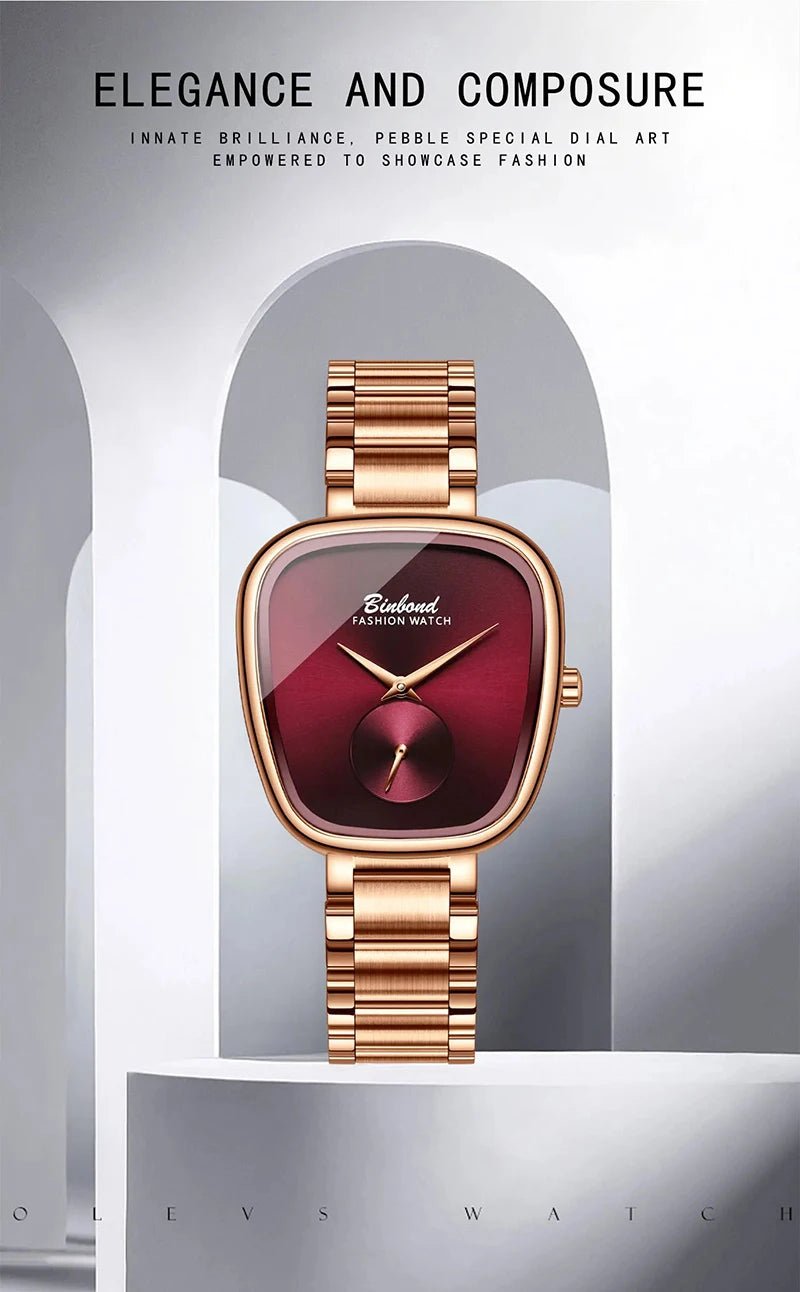 Luxury Fashion Women's Watch Waterproof Stainless Steel Women's Watch Simple High Quality Quartz Watch watches for woman - Ammpoure