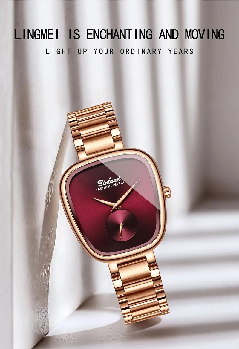 Luxury Fashion Women's Watch Waterproof Stainless Steel Women's Watch Simple High Quality Quartz Watch watches for woman - Ammpoure