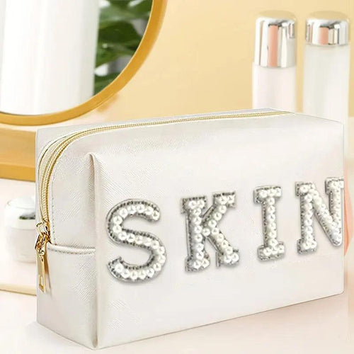 Makeup Bag Wash Bag Large Capacity Travel Storage Bag Portable Travel Cosmetic Bag Skin Care Bag - Ammpoure Wellbeing 🇬🇧