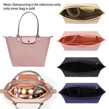 Load image into Gallery viewer, Makeup Organizer Felt Insert Bag for Women Handbag Travel Inner Purse Portable Cosmetic Bags fit Various Brand Bags - Ammpoure Wellbeing 🇬🇧
