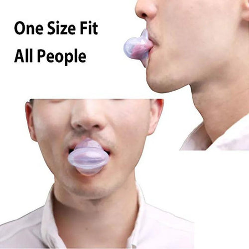 Medical Silicone Anti Snoring Tongue Anti Snore Device Apnea Aid Tongue Retainer Anti Snoring Mouthpiece Braces Snore Stopper - Ammpoure Wellbeing 🇬🇧