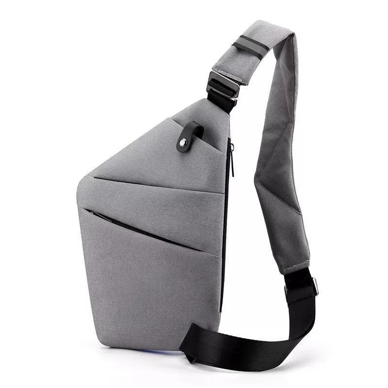 Men ultra thin anti theft small chest bag mini cross body bags male on