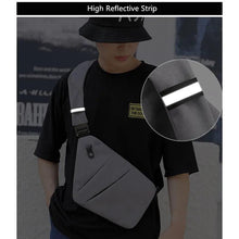 Load image into Gallery viewer, Men ultra thin anti-theft small chest bag mini cross body bags male one shoulder sling bag for travel boy sports bag - Ammpoure Wellbeing 🇬🇧
