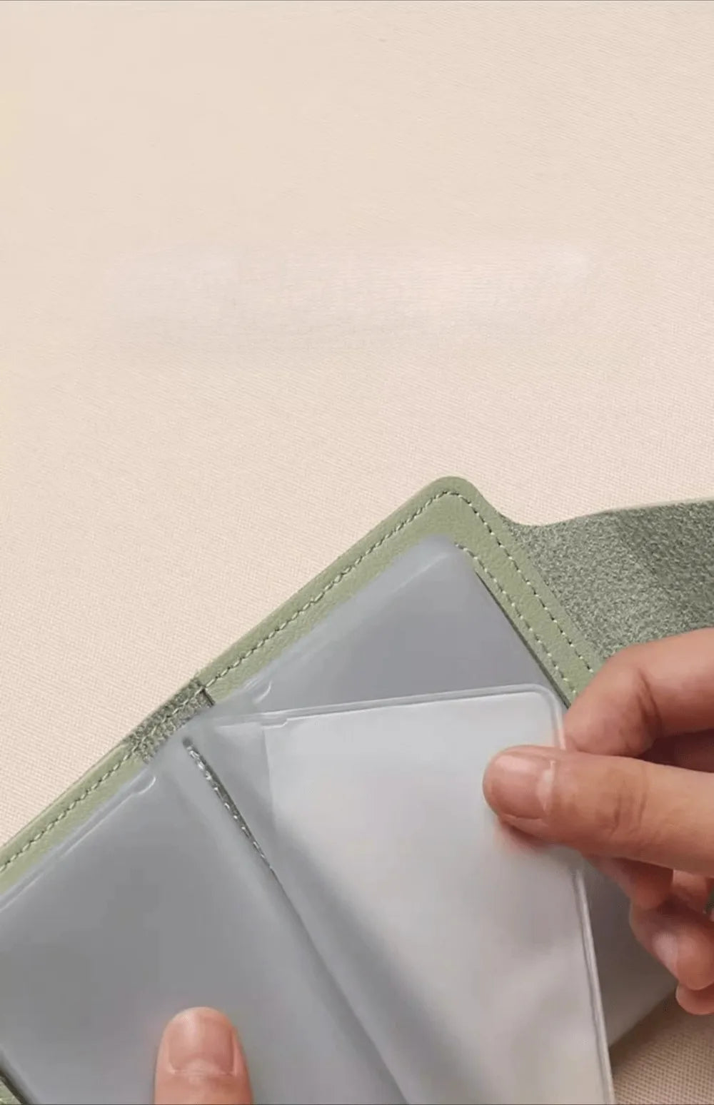 Mini Large Capacity Multi Clear-Slot Card Holder Canada ID Card Credit Card Storage Bag Casual Document Case for Travel & Daily Use - Ammpoure