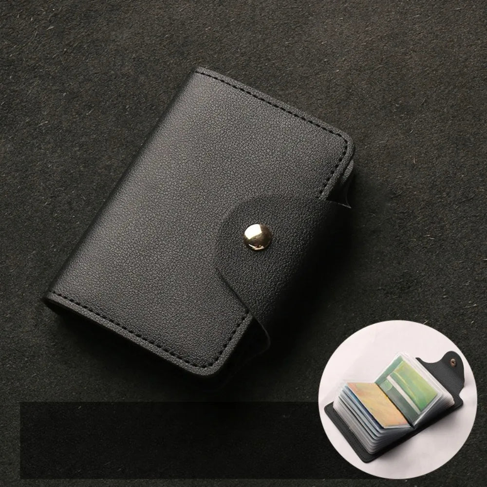 Mini Large Capacity Multi Clear-Slot Card Holder Canada ID Card Credit Card Storage Bag Casual Document Case for Travel & Daily Use - Ammpoure