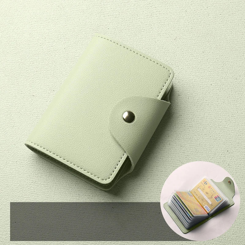 Mini Large Capacity Multi Clear-Slot Card Holder Canada ID Card Credit Card Storage Bag Casual Document Case for Travel & Daily Use - Ammpoure