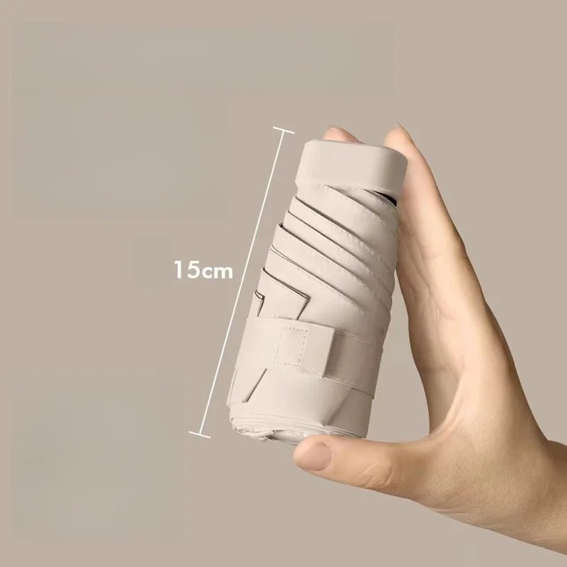 Mini Sun Umbrella, Protective and UV Resistant, Rain Or Shine - Ammpoure