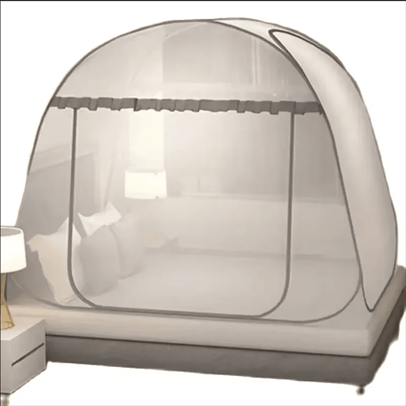 Mosquito Net Portable Camping Tent Single Double Bed Canopy For Adult Foldable Bunk Mesh Net Breathable Mosquito Net - Ammpoure