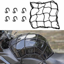 Load image into Gallery viewer, Motorcycle Helmet Storage Suitcase Bag 6 Hook Travel Merchandise Bag Bicycle Pedal Bike Net Fuel Tank Luggage Gear - Ammpoure Wellbeing 🇬🇧
