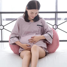 Load image into Gallery viewer, Multi-function U Shape Pregnant Women Sleeping Support Pillow Bamboo Fiber Cotton Side Sleepers Pregnancy Body Pillows For Mater - Ammpoure Wellbeing 🇬🇧
