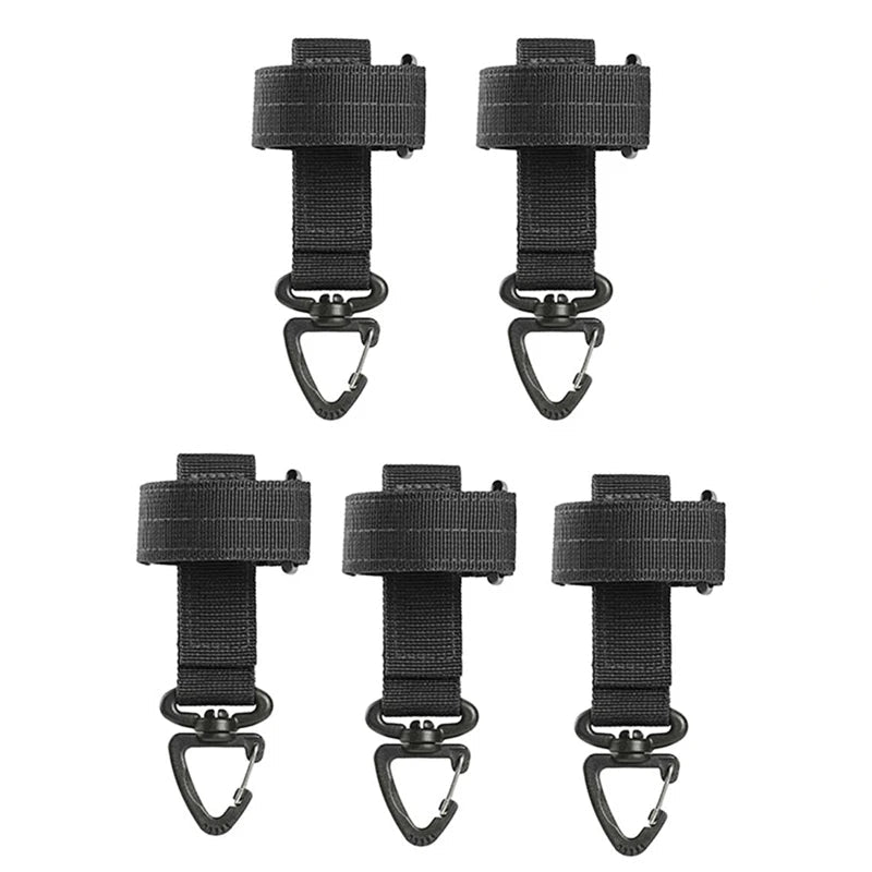Multi-purpose Nylon USA Gloves Hook Work Gloves Safety Clip Outdoor Tactical Climbing Rope Camping Hanging Buck Outdoor Camping - Ammpoure