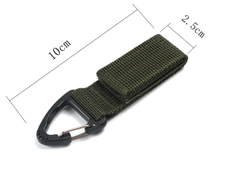 Multi-purpose Nylon USA Gloves Hook Work Gloves Safety Clip Outdoor Tactical Climbing Rope Camping Hanging Buck Outdoor Camping - Ammpoure