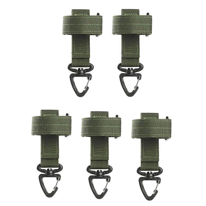 Multi-purpose Nylon USA Gloves Hook Work Gloves Safety Clip Outdoor Tactical Climbing Rope Camping Hanging Buck Outdoor Camping - Ammpoure