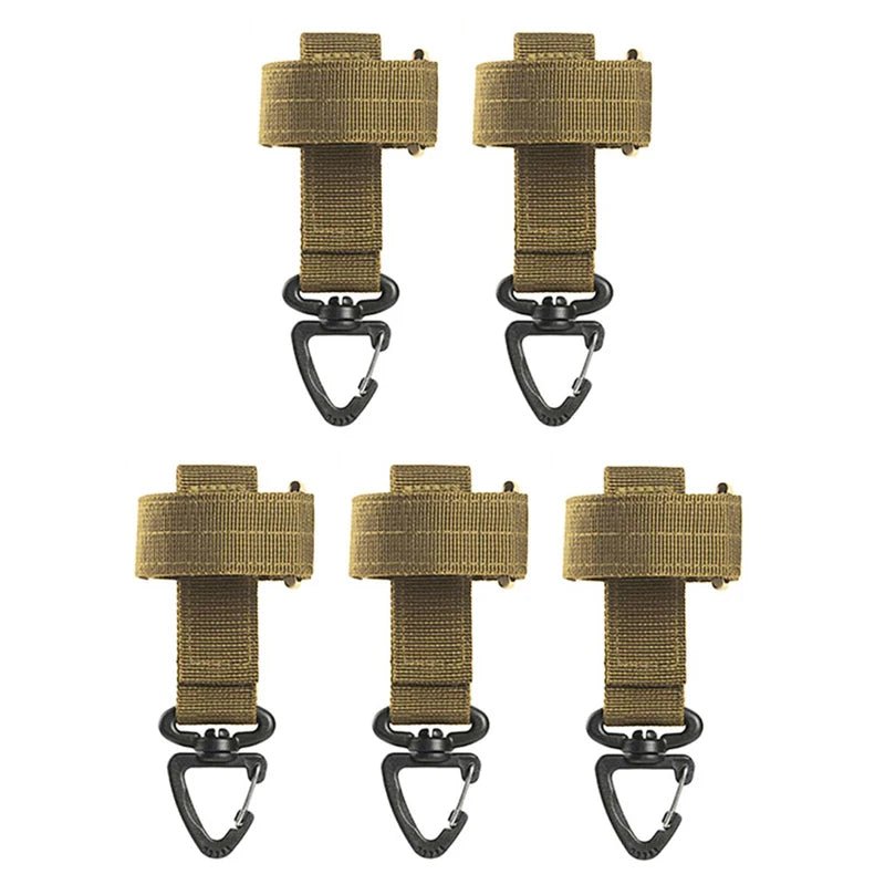 Multi-purpose Nylon USA Gloves Hook Work Gloves Safety Clip Outdoor Tactical Climbing Rope Camping Hanging Buck Outdoor Camping - Ammpoure