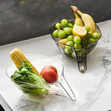 Load image into Gallery viewer, Multifunctional Drain Basket Drain Bowl Household Sink Vegetable Basin Kitchen Washing Fruit Plate Plastic - Ammpoure Wellbeing 🇬🇧
