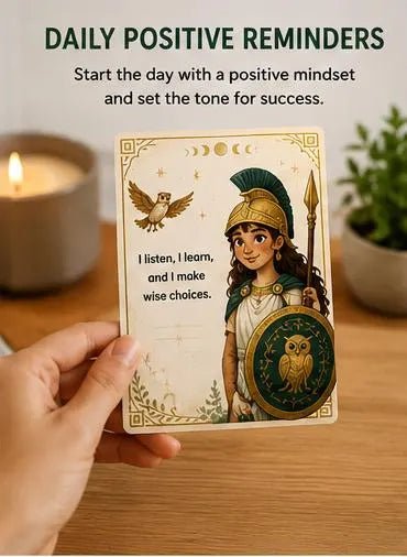 Mythic Legends Kids Affirmation Cards, European Folklore, Brave Knight, Fairy Tale Deck (PDF) - Ammpoure