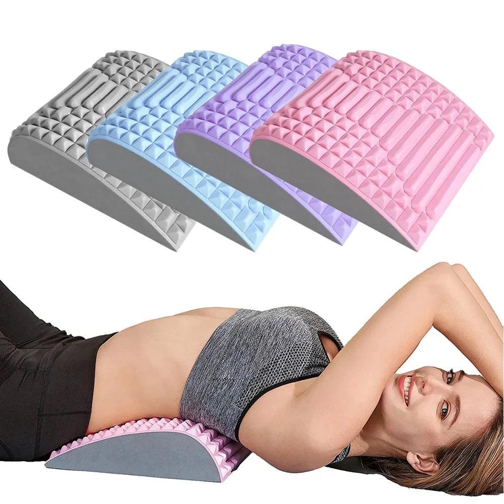 Neck & Back Stretcher, Back Neck Cracker for Lower Back Pain Relief, Refresh Back Stretcher, Waist Relaxation Yoga Stretcher - Ammpoure Wellbeing 🇬🇧