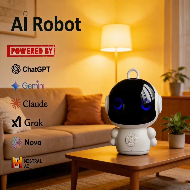New AI Robot WiFi Toys Children's Voice Recognition & A Good Helper For Voice Interactive Education Learning Machine Learning - Ammpoure