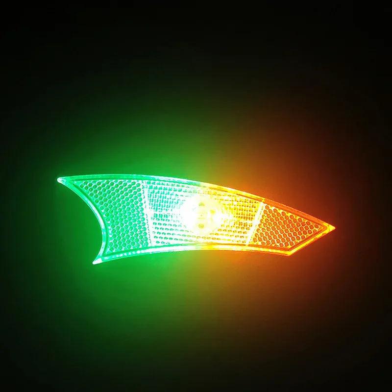 New Bicycle Spoke Lights Induction Colorful Bike Light Safety Warning Light Road Bike Motorcycle Car Cycling Accessories - Ammpoure Wellbeing