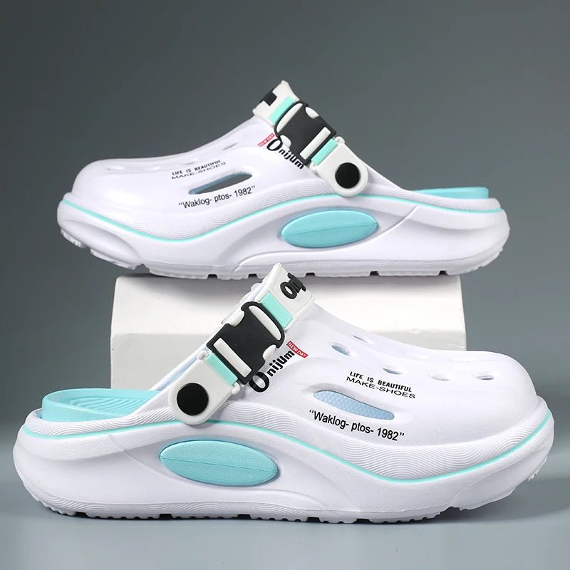 New Classic Summer Clogs Slipper Breathable Garden Shoes EVA Outdoor Comforty Beach Slides Home Sandals Antiskid Slippers - Ammpoure