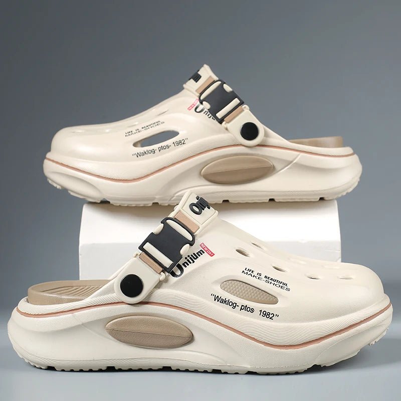 New Classic Summer Clogs Slipper Breathable Garden Shoes EVA Outdoor Comforty Beach Slides Home Sandals Antiskid Slippers - Ammpoure