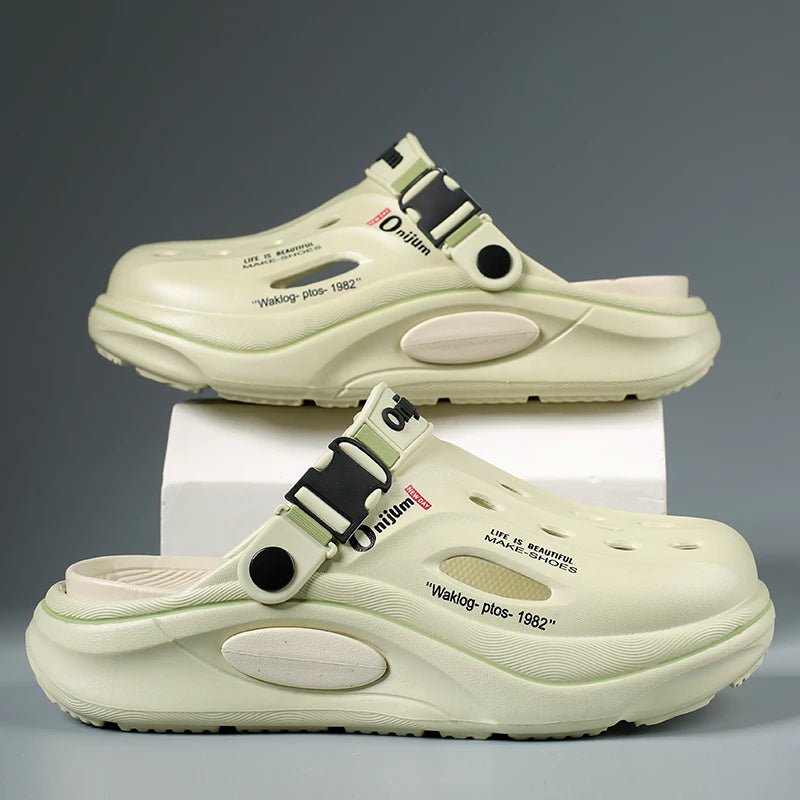 New Classic Summer Clogs Slipper Breathable Garden Shoes EVA Outdoor Comforty Beach Slides Home Sandals Antiskid Slippers - Ammpoure