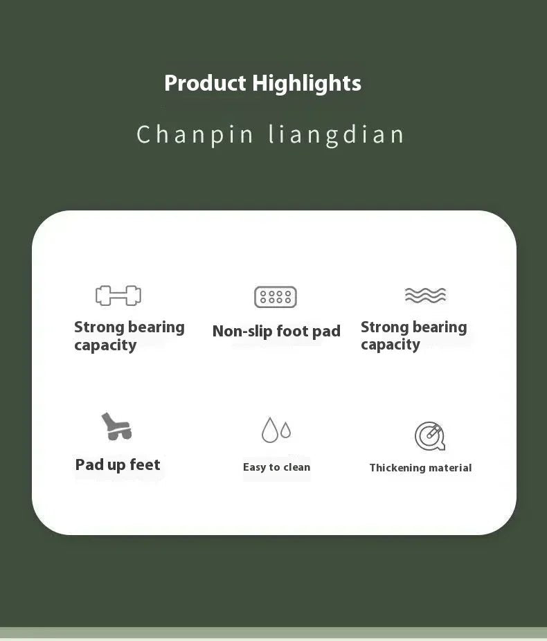 New Portability Foot Rest Under Desk Footrest Ergonomic Foot Stool With Massage Rollers Foot Rest For Home Office Work - Ammpoure