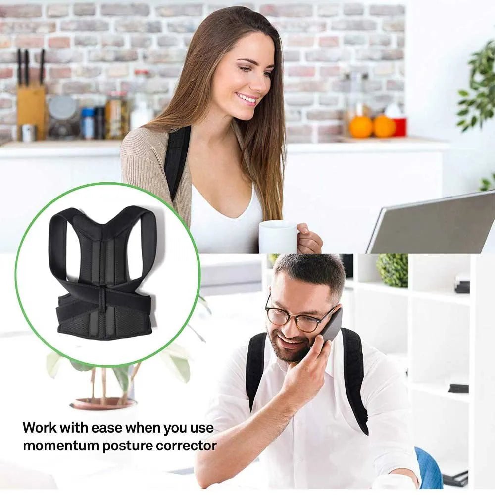 New Upper Back Posture Corrector Posture Clavicle Support Corrector Back Straight Shoulders Brace Strap Correctpor - Ammpoure
