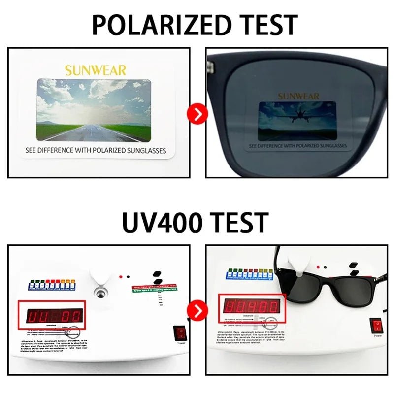Night Vision Glasses PC Frame Polarized Sunglasses Men Outdoor Sport Sun Glasses Day Night Vision Driver Night Glasses Goggles - Ammpoure
