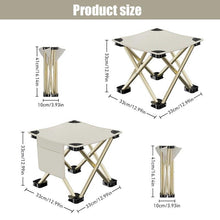 Load image into Gallery viewer, Outdoor Portable Folding Stool Camping Collapsible Foot Stool Hiking Beach Travel Picnic Fishing Seat Tools Ultralight Picnic - Ammpoure Wellbeing 🇬🇧
