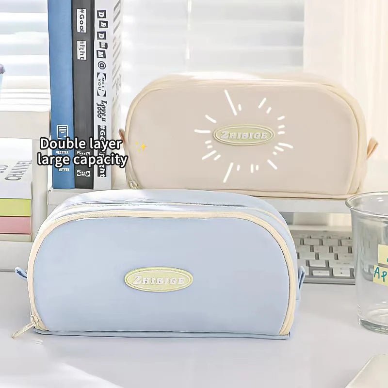 Pencil Case for Junior High School Students Large Capacity Pencil Case for Elementary School Students Simple Instagram Style Sta - Ammpoure Wellbeing