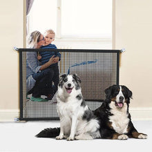 Load image into Gallery viewer, Pet Dog Barrier Fences With 4Pcs Hook Pet Isolated Network Stairs Gate New Folding Breathable Mesh Playpen For Dog Safety Fence - Ammpoure Wellbeing 🇬🇧
