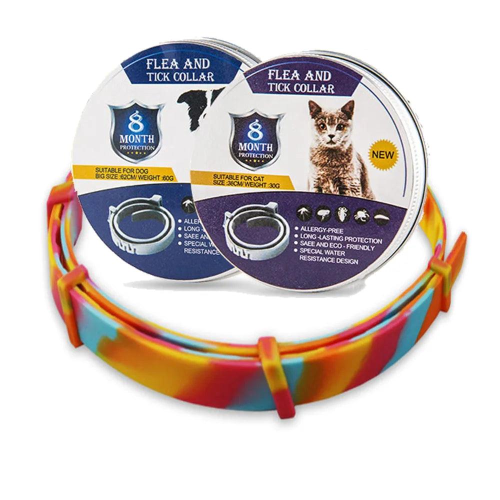Pet Flea and Tick Collar for Dogs Cats Up To 8 Month Flea Tick Prevent