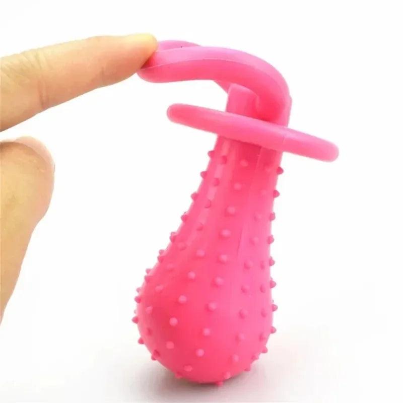 Pet Pacifier Rubber Toys Puppy Dogs Cat Chew Toys Pets Dogs Products Games Sound Squeaker Random Color produtos para cachorro - Ammpoure Wellbeing