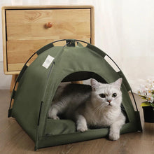 Load image into Gallery viewer, Pet Tent Bed Cats House Supplies Products Accessories Warm Cushions Furniture Sofa Basket Beds Winter Clamshell Kitten Tents Cat - Ammpoure Wellbeing 🇬🇧
