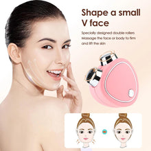 Load image into Gallery viewer, Portable Electric Face Lift Roller Massager EMS Microcurrent Sonic Vibration Facial Lifting Skin Tighten Massage Beauty Devices - Ammpoure Wellbeing 🇬🇧
