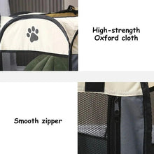 Load image into Gallery viewer, Portable Foldable Pet Tent Kennel Octagonal Fence Puppy Shelter Easy To Use Outdoor Easy Operation Large Dog Cages Cat Fences - Ammpoure Wellbeing 🇬🇧
