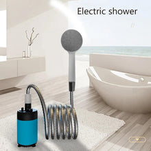 Load image into Gallery viewer, Portable Shower Outdoor Camping Shower Handheld Electric Shower Battery Powered Compact Handheld Rechargeable Camping Showerhead - Ammpoure Wellbeing 🇬🇧
