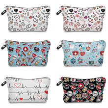Load image into Gallery viewer, Printing Women Cosmetic Bags Lovely Casual Travel Portable Storage Handbags Makeup Bag Toiletry Bags Female - Ammpoure Wellbeing 🇬🇧
