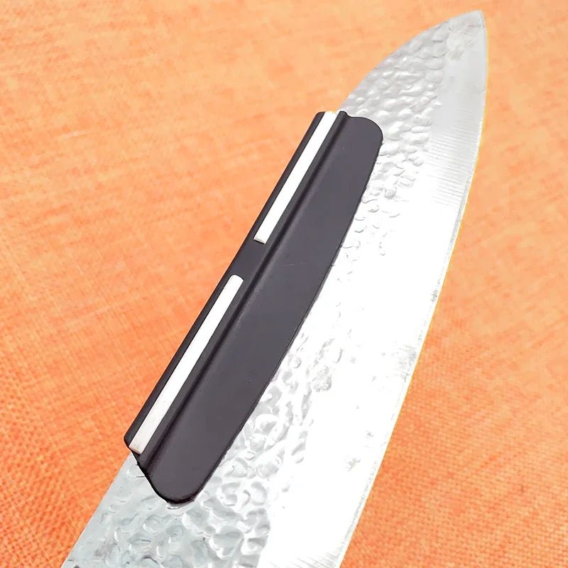 Professional Plastic Angle Guide USA Knife Sharpening Stone Accessory, Blade Sharpener Tool for Kitchen Knives & Diamond Sharpening Stones - Ammpoure