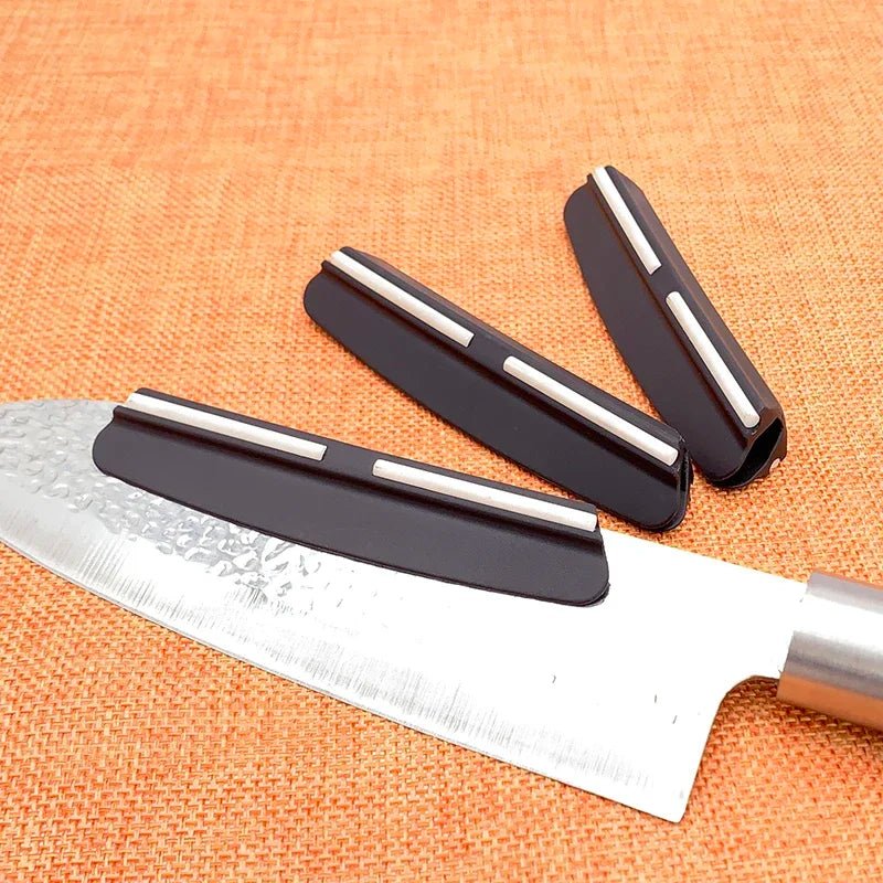 Professional Plastic Angle Guide USA Knife Sharpening Stone Accessory, Blade Sharpener Tool for Kitchen Knives & Diamond Sharpening Stones - Ammpoure