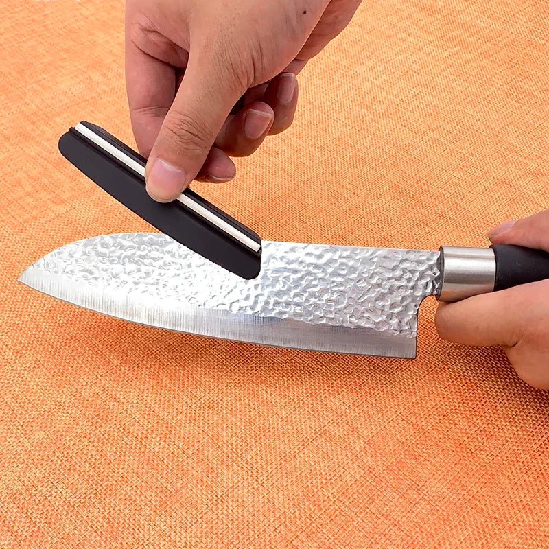 Professional Plastic Angle Guide USA Knife Sharpening Stone Accessory, Blade Sharpener Tool for Kitchen Knives & Diamond Sharpening Stones - Ammpoure