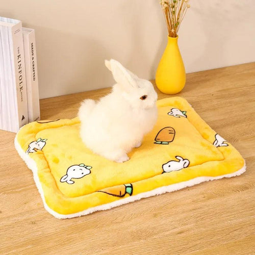 Rabbit Chinchilla Bed Mat House Nest Hamster Accessories Small Animal Guinea Pig Hamster Bed House Winter Warm Squirrel Hedgehog - Ammpoure Wellbeing 🇬🇧