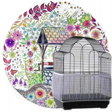 Load image into Gallery viewer, Receptor Seed Guard Nylon Mesh Bird Parrot Cover Soft Easy Cleaning Nylon Airy Fabric Mesh Bird Cage Cover Seed Catcher Guard - Ammpoure Wellbeing 🇬🇧
