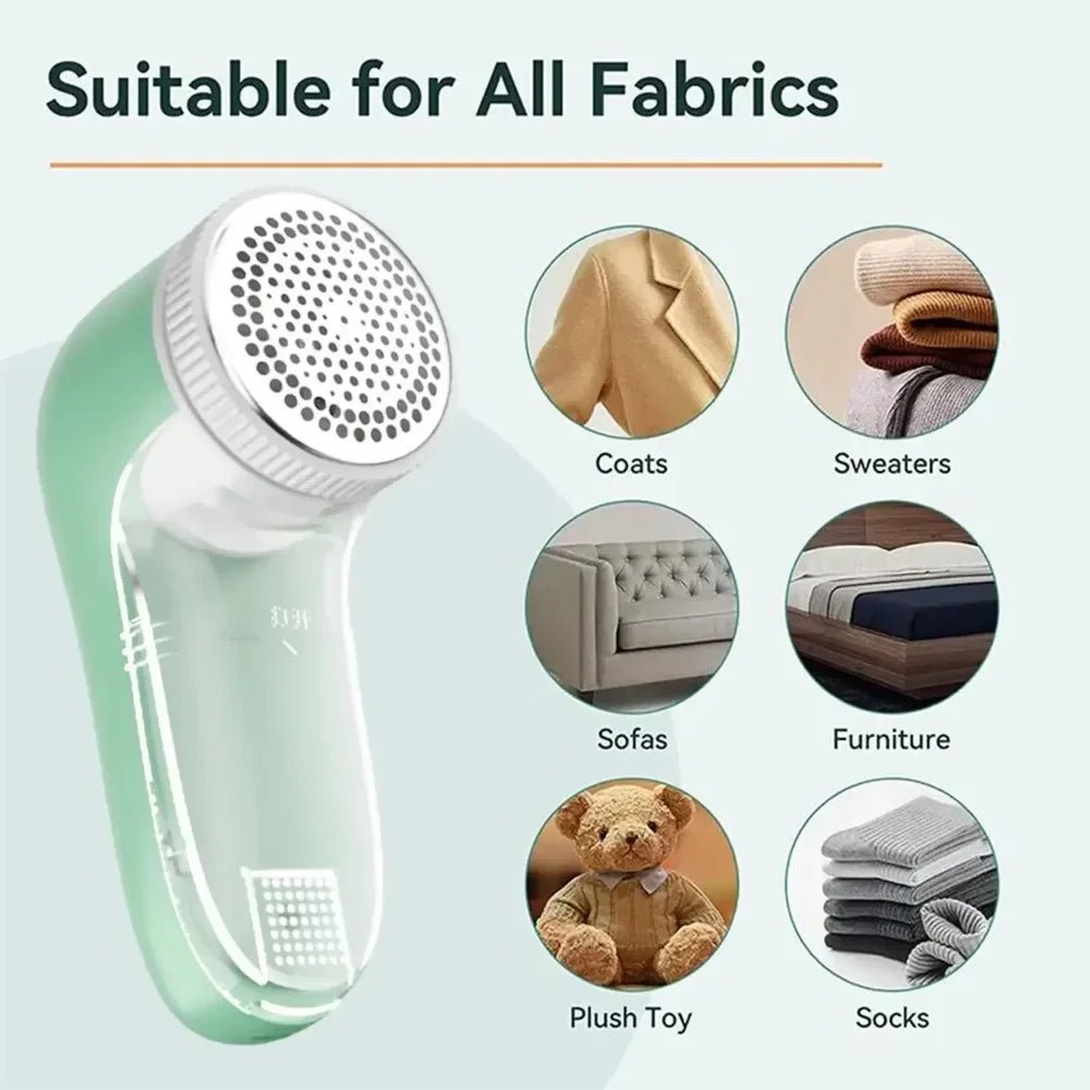 Removes Lint From Clothes Electric. Pet Hair Remover Clothing Home Cats Hair Brush Take Out of Clothes Hairs Cleaning Roller - Ammpoure