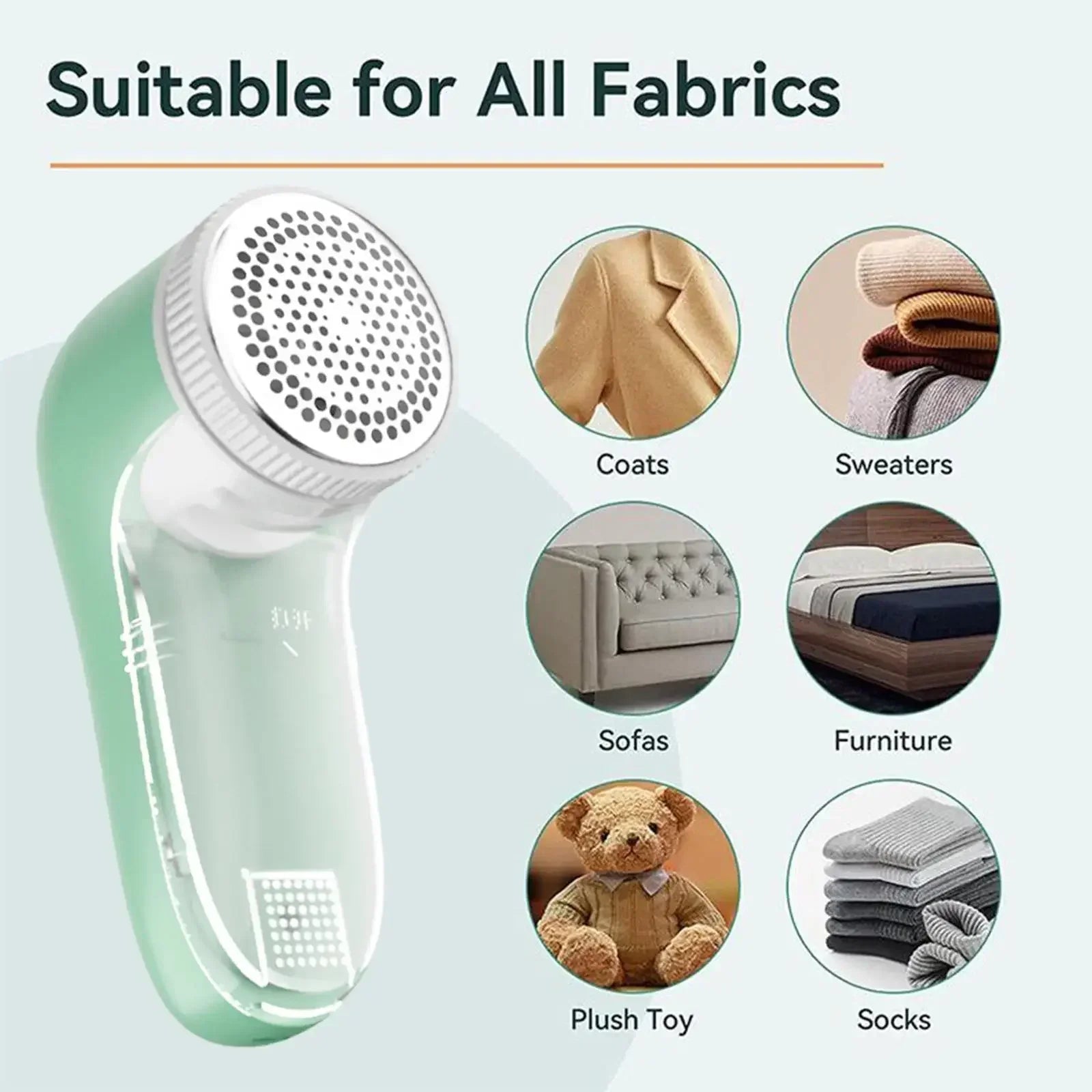 Removes Lint From Clothes Electric. Pet Hair Remover Clothing Home Cats Hair Brush Take Out of Clothes Hairs Cleaning Roller - Ammpoure