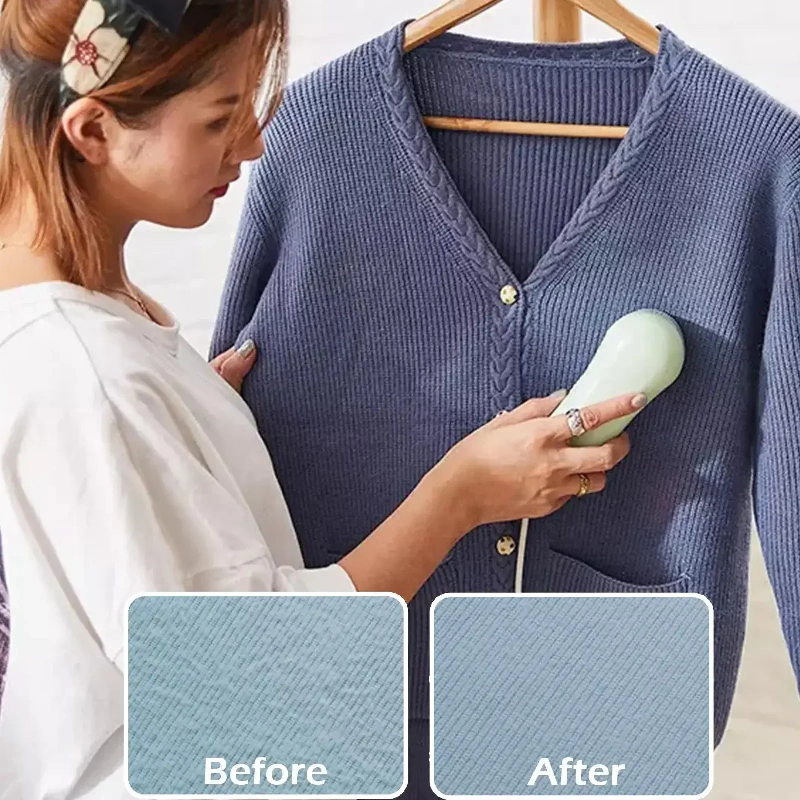 Removes Lint From Clothes Electric. Pet Hair Remover Clothing Home Cats Hair Brush Take Out of Clothes Hairs Cleaning Roller - Ammpoure